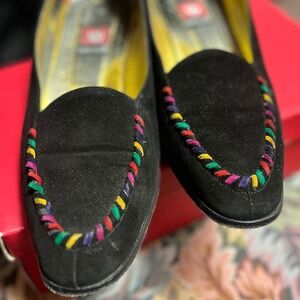 Anne Klein Suede Loafers